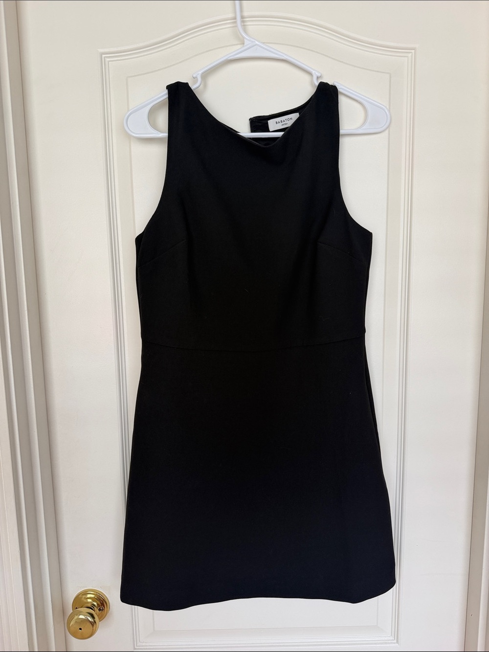 Aritzia babaton black mini dress bond dress essential